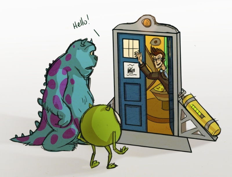 Monster et Dr Who