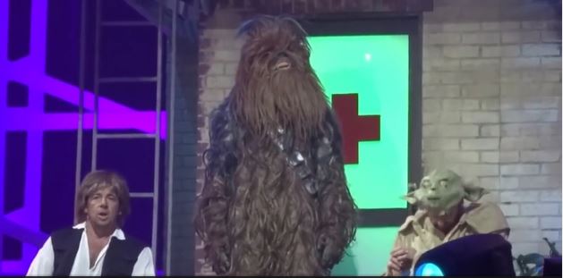 les enfoirés 2016 chewbacca